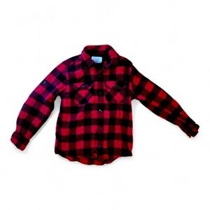 Red Flannel Shirt - Size Medium - YOUTH